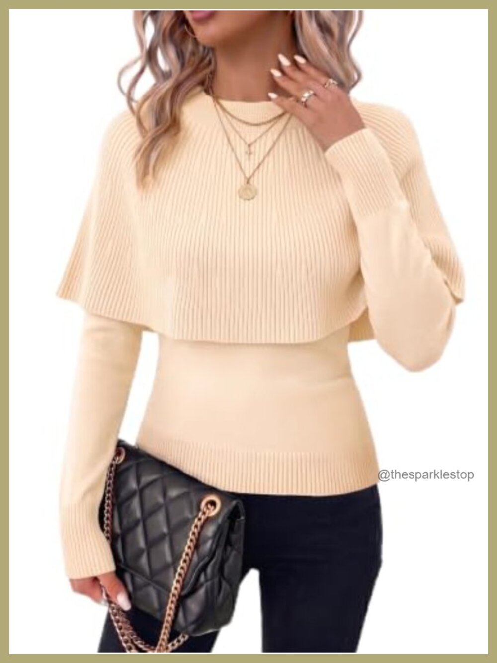 Dokotoo Poncho Sweaters Women Lightweight Pullover Soft Knit Cape Tops